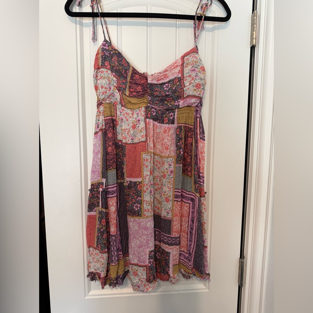 Vici Multicolor Patchwork Mini Dress - image 2